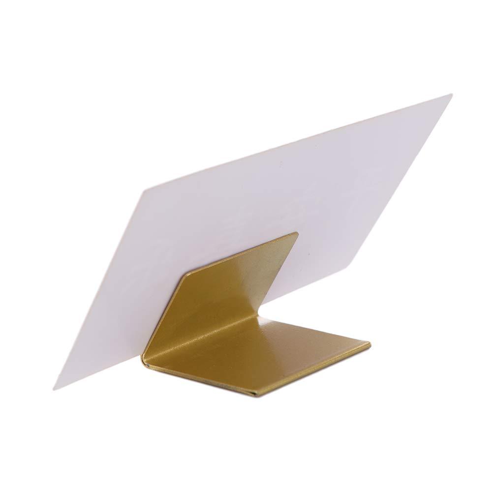 Table Number Gold - Tischnummernständer Metall-Namenskartenhalter DIY Gold Platzkartenhalter Langlebiger