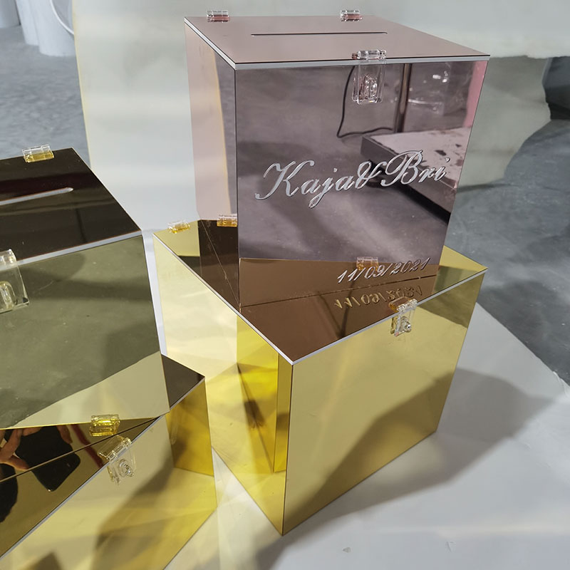 Wedding Card Box - Innovative Acryl-Kartenbox Hochzeitskarten-Urne Hochzeitsdekoration Bestseller