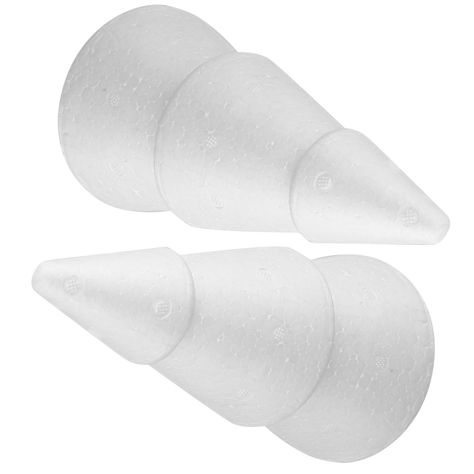 Wedding Decor Supply Store - 2 Stück Baumkonus aus Polystyrolschaum, 20