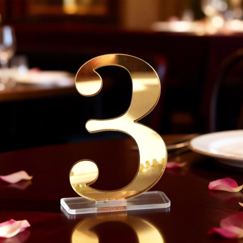 Nummern für Hochzeitstische mi – Table Number Gold Bewertung und Preis