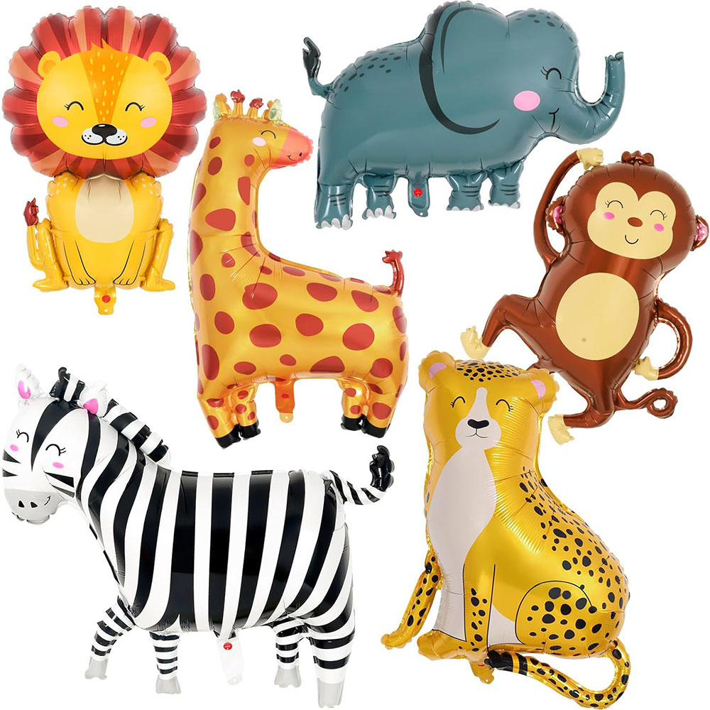 6 Stück Dschungeltiere-Folienb – Wedding Zoo Bewertung und Preis